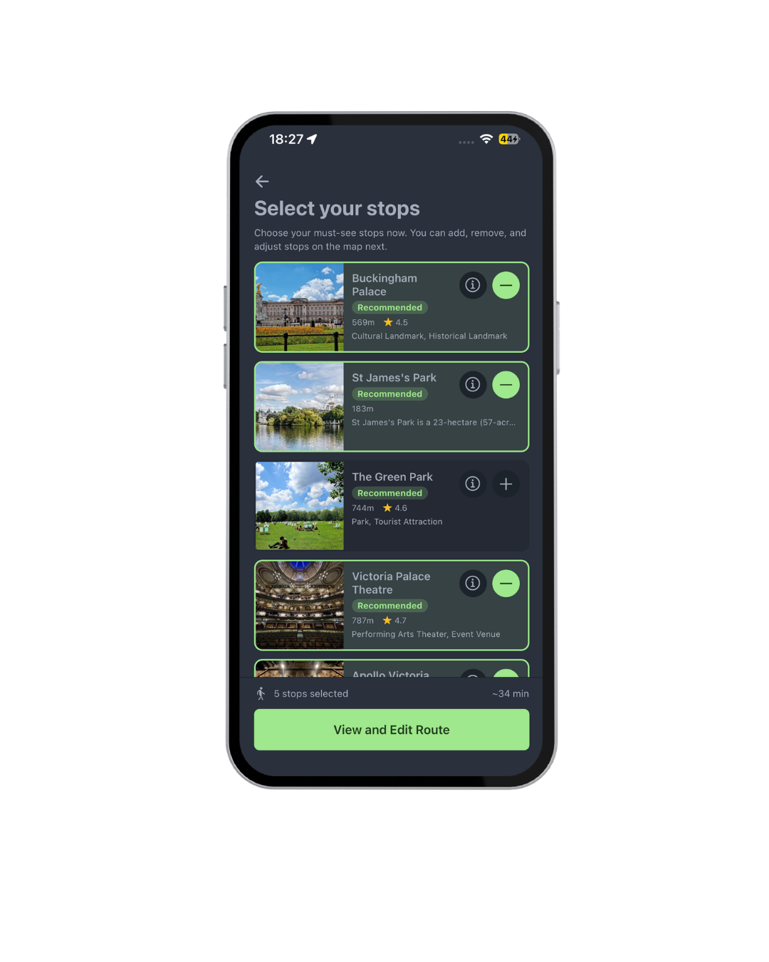 Roam - AI audio walking tours