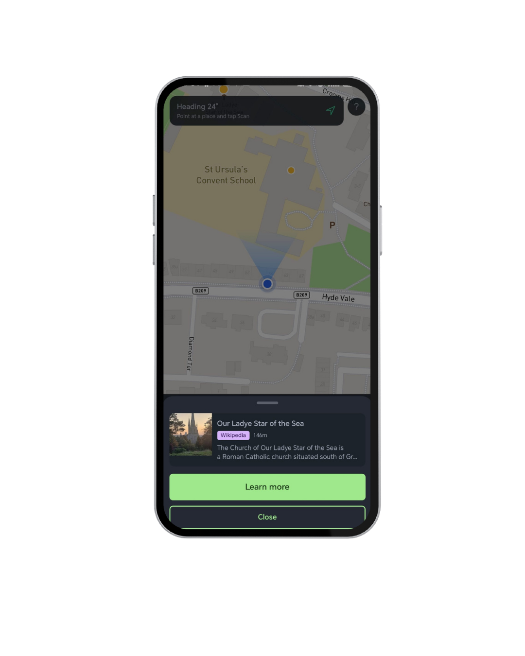 Roam - AI audio walking tours